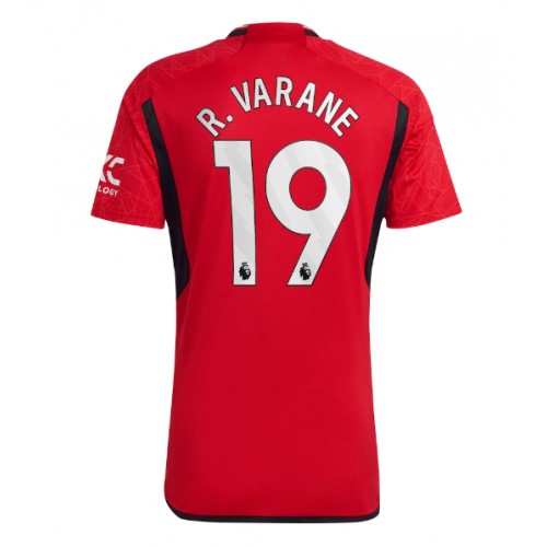 Fotballdrakt Herre Manchester United Raphael Varane #19 Hjemmedrakt 2023-24 Kortermet